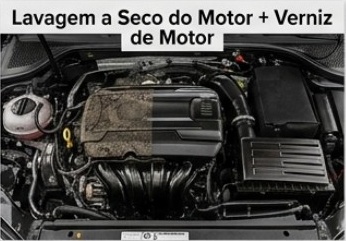 Lavagem a Seco do Motor + Verniz